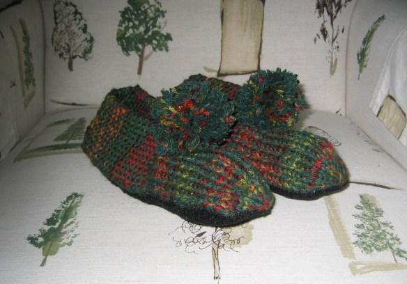 Seamless slippers in autumn side November 2010