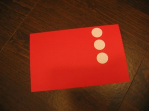 Red with dots 1