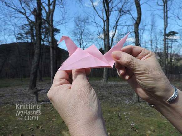 origami, flapping bird