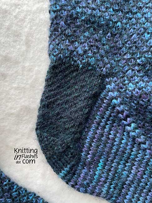 Broken Seed Stitch Socks